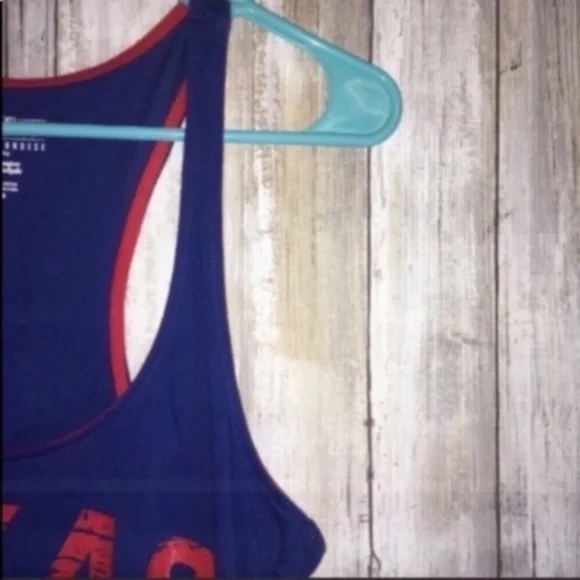 MLB Texas Rangers Red & Blue Tank Women’s Medium - Picture 5 of 6